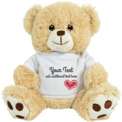 Custom Cute Teddy Bear Gift