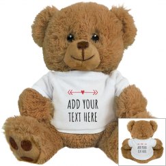 Custom Text Gift Bear