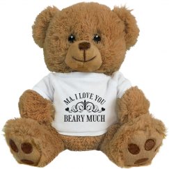 Cute Mothers Day Gift Beary Much