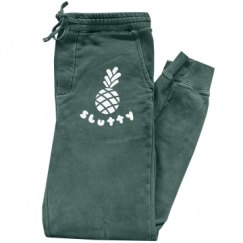 Pigment-Dyed Fleece Pants