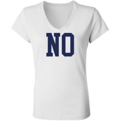 Ladies Slim Fit V-Neck Jersey Tee