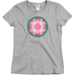 Ladies Semi-Fitted Relaxed Fit Basic Tee