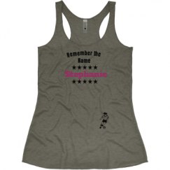 Ladies Slim Fit Super Soft Racerback Triblend Tank