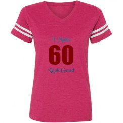 Ladies Relaxed Fit Vintage Sports Tee