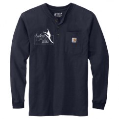 Unisex Carhartt Long Sleeve Henley Tee 