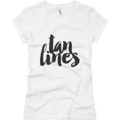 Ladies Slim Fit Basic Promo Jersey Tee