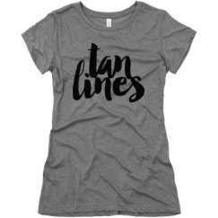 Ladies Slim Fit Super Soft Triblend Tee