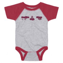 Infant Vintage Raglan Bodysuit