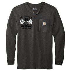 Unisex Carhartt Long Sleeve Henley Tee 