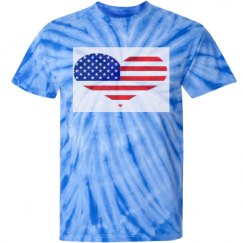 Unisex Tie-Dye Cyclone Pinwheel Tee