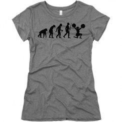 Ladies Slim Fit Super Soft Triblend Tee