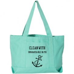 Seaside Cotton Canvas Pigment-Dyed Boat Tote Bag