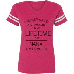 Ladies Relaxed Fit Vintage Sports Tee