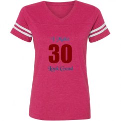 Ladies Relaxed Fit Vintage Sports Tee