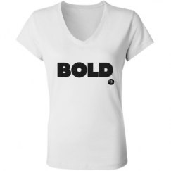 Ladies Slim Fit V-Neck Jersey Tee