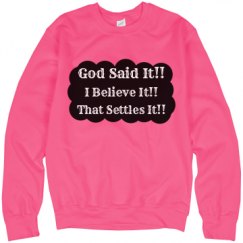 Unisex Neon Crewneck Sweatshirt