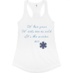 Ladies Slim Fit Racerback Tank Top