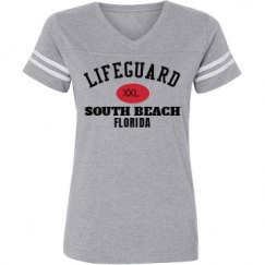 Ladies Relaxed Fit Vintage Sports Tee