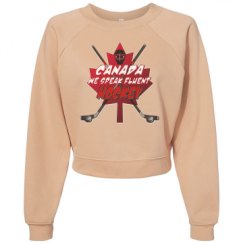 Women's Raglan Pullover Fleece