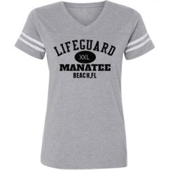 Ladies Relaxed Fit Vintage Sports Tee