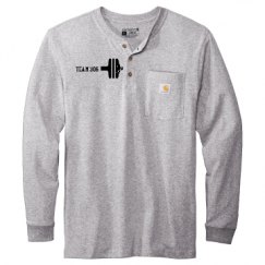 Unisex Carhartt Long Sleeve Henley Tee 