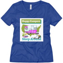 Ladies Relaxed Fit V-Neck Tee