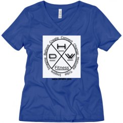 Ladies Relaxed Fit V-Neck Tee