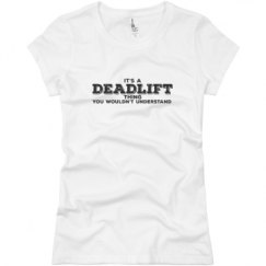 Ladies Slim Fit Basic Promo Jersey Tee