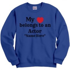 Unisex Film and Foil Crewneck Sweatshirt