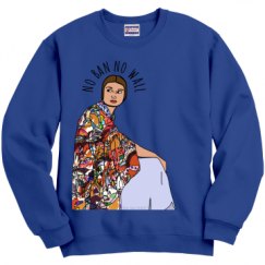 Unisex Film and Foil Crewneck Sweatshirt