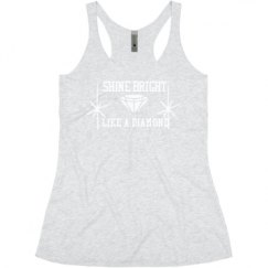 Ladies Slim Fit Super Soft Racerback Triblend Tank