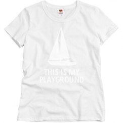 Ladies Semi-Fitted Relaxed Fit Basic Promo Tee