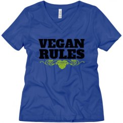 Ladies Relaxed Fit V-Neck Tee