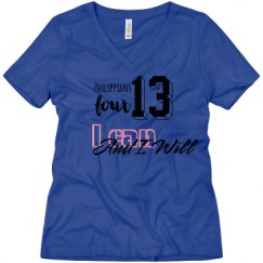 Ladies Relaxed Fit V-Neck Tee