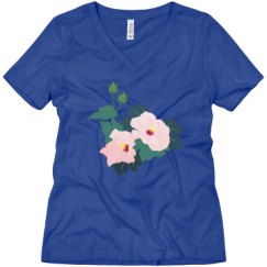 Ladies Relaxed Fit V-Neck Tee