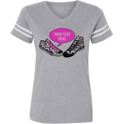 Ladies Relaxed Fit Vintage Sports Tee