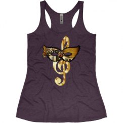 Ladies Slim Fit Super Soft Racerback Triblend Tank