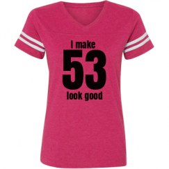 Ladies Relaxed Fit Vintage Sports Tee