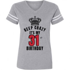 Ladies Relaxed Fit Vintage Sports Tee