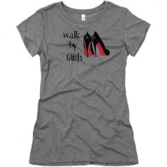 Ladies Slim Fit Super Soft Triblend Tee