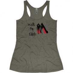 Ladies Slim Fit Super Soft Racerback Triblend Tank