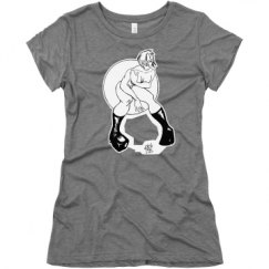 Ladies Slim Fit Super Soft Triblend Tee