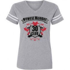 Ladies Relaxed Fit Vintage Sports Tee