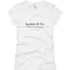 Ladies Slim Fit Basic Promo Jersey Tee