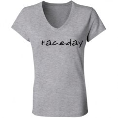 Ladies Slim Fit V-Neck Jersey Tee