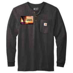 Unisex Carhartt Long Sleeve Henley Tee 