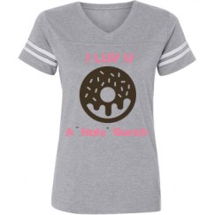 Ladies Relaxed Fit Vintage Sports Tee