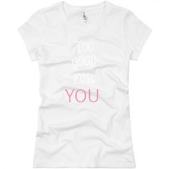 Ladies Slim Fit Basic Promo Jersey Tee