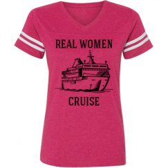 Ladies Relaxed Fit Vintage Sports Tee