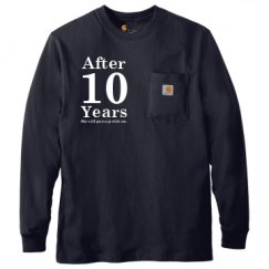 Unisex Carhartt Pocket Long Sleeve Tee